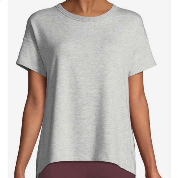 NEW • Rag & Bone • Kat Split Back Tee Gray Medium - Picture 2 of 7